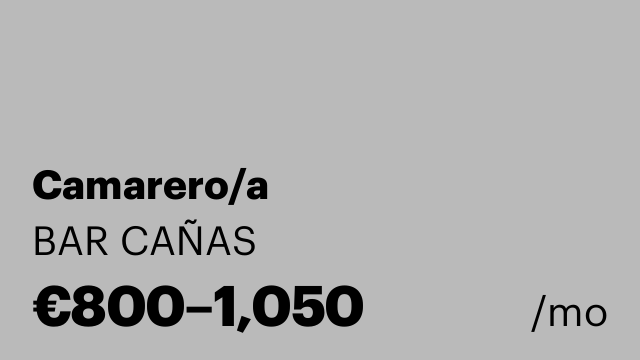 Camarero/a