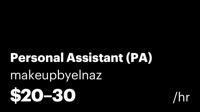 Personal Assistant (PA)