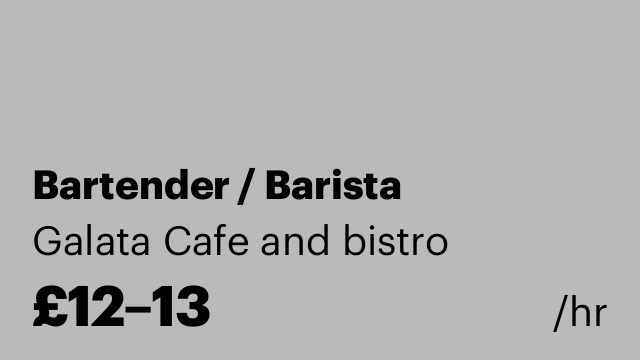 Bartender / Barista