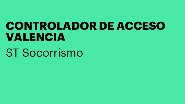 CONTROLADOR DE ACCESO VALENCIA