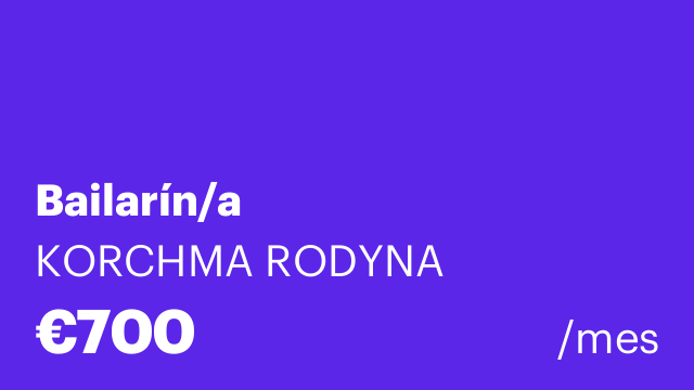 Bailarín/a