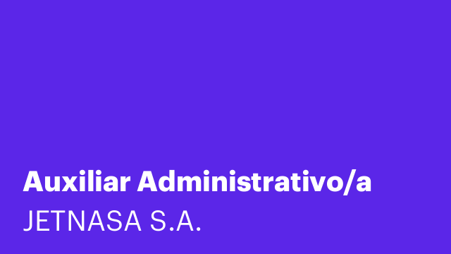 Auxiliar Administrativo/a