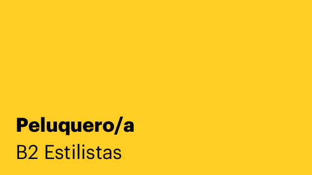 Peluquero/a