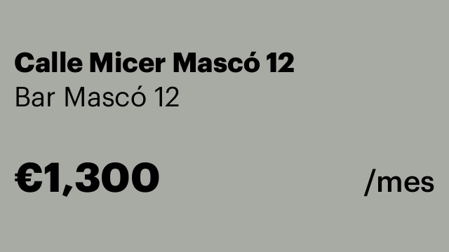 Calle Micer Mascó 12