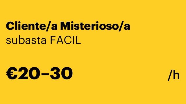Cliente/a Misterioso/a