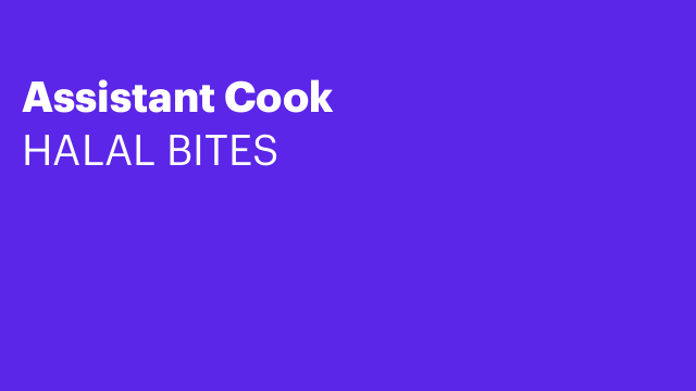 Assistant Cook