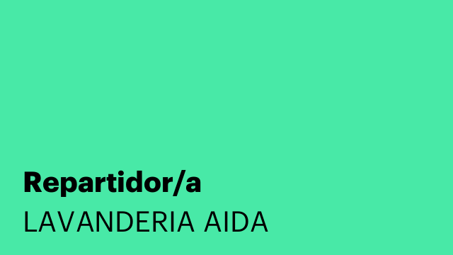 Repartidor/a