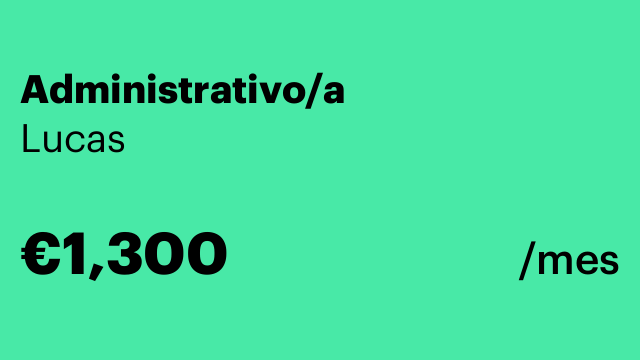 Administrativo/a