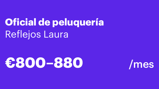 Oficial de peluquería