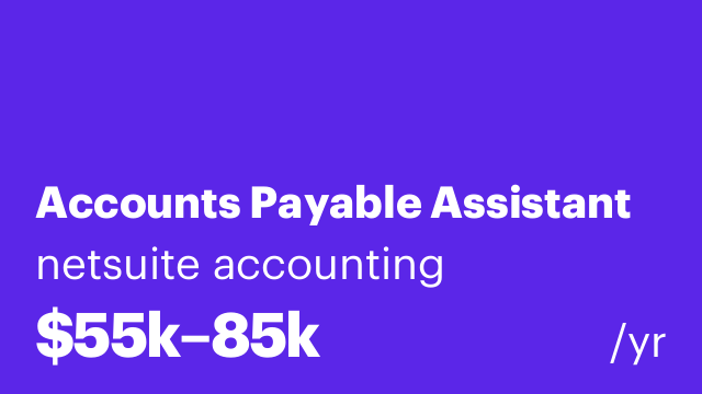 Accounts Payable Assistant