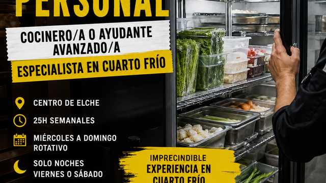 CUARTO FRÍO- 25H- ELCHE