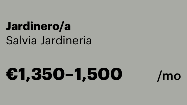 Jardinero/a