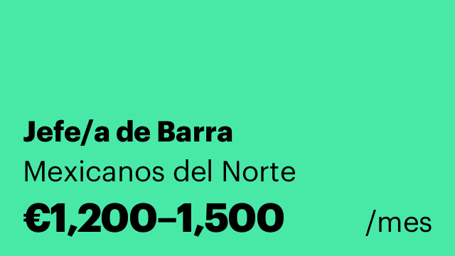 Jefe/a de Barra
