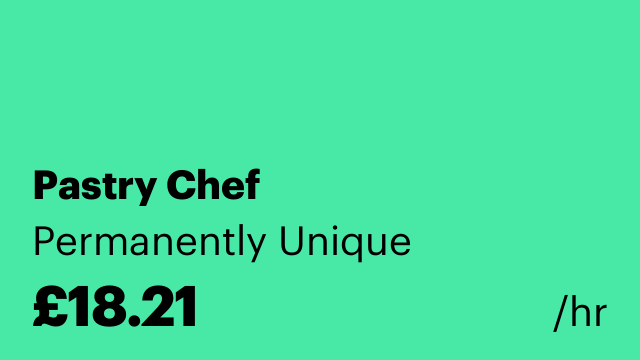 Pastry Chef