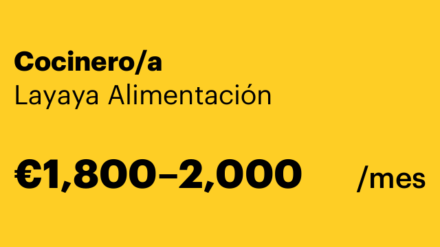 Cocinero/a