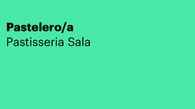 Pastelero/a