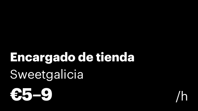 Encargado de tienda