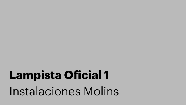 Lampista Oficial 1