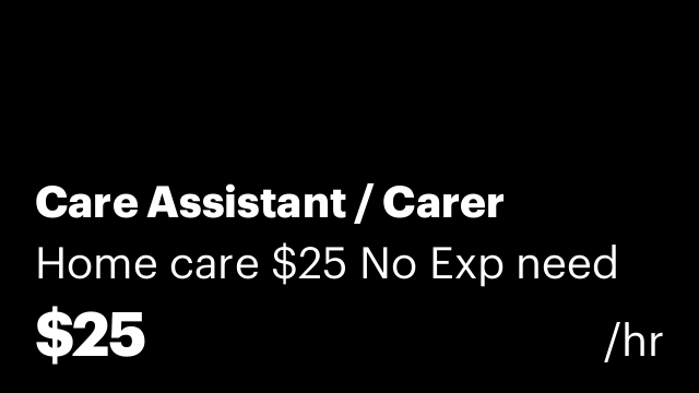 Care Assistant / Carer