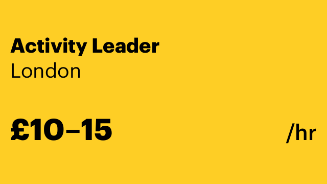 Activity Leader