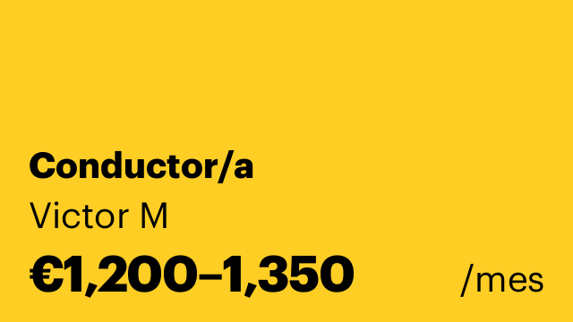 Conductor/a