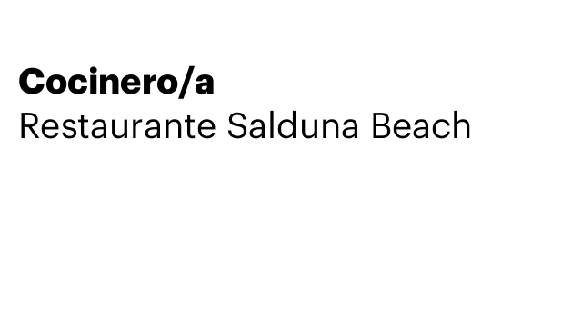 Cocinero/a