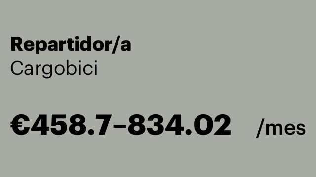 Repartidor/a