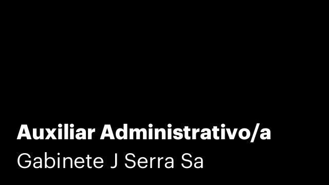 Auxiliar Administrativo/a