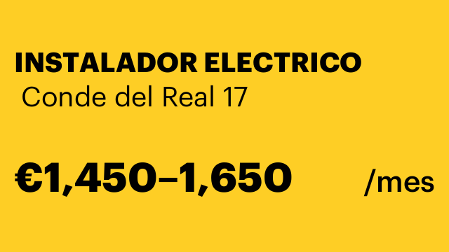 INSTALADOR ELECTRICO