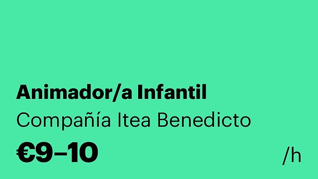 Animador/a Infantil