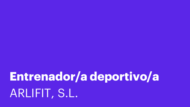 Entrenador/a deportivo/a