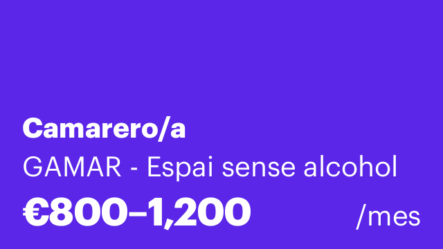 Camarero/a