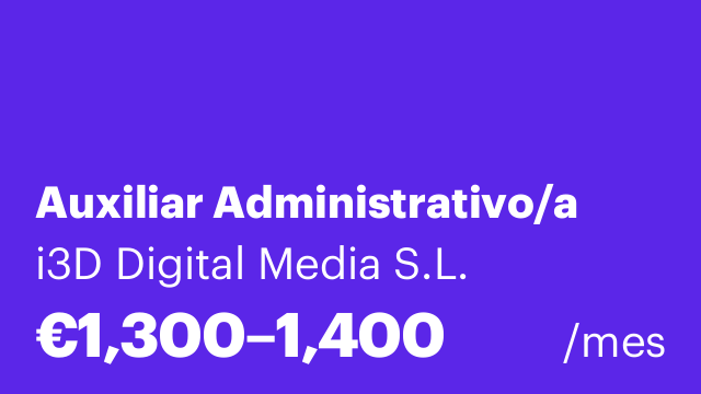 Auxiliar Administrativo/a
