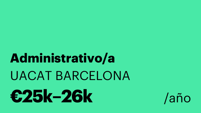 Administrativo/a