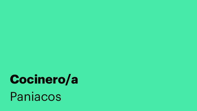 Cocinero/a