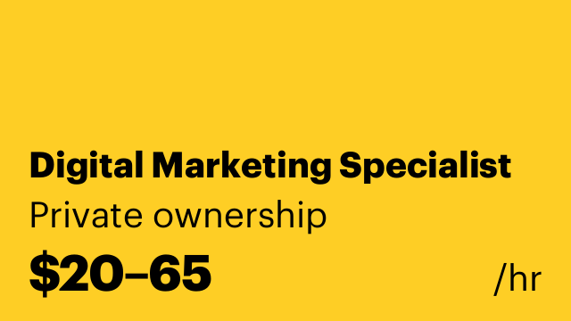 Digital Marketing Specialist