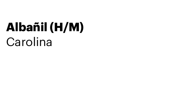 Albañil (H/M)