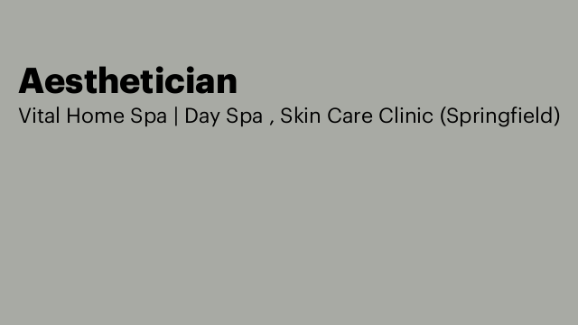 Aesthetician