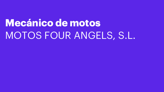 Mecánico de motos