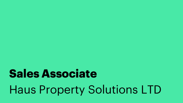 Sales Associate