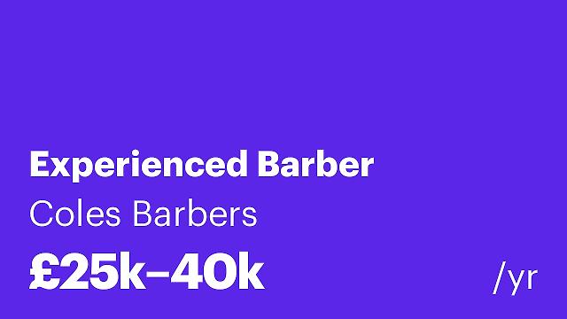 Experienced Barber