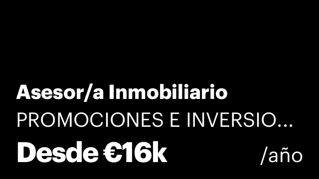 Asesor/a Inmobiliario