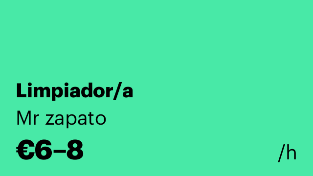 Limpiador/a