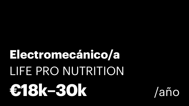 Electromecánico/a