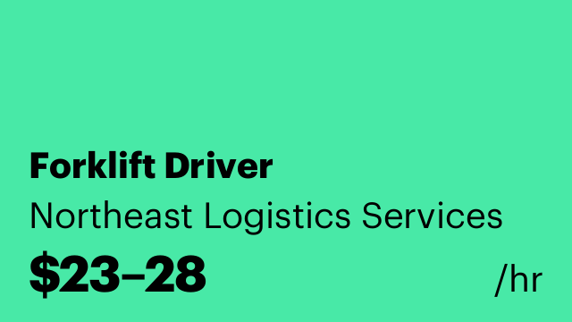 Forklift Driver