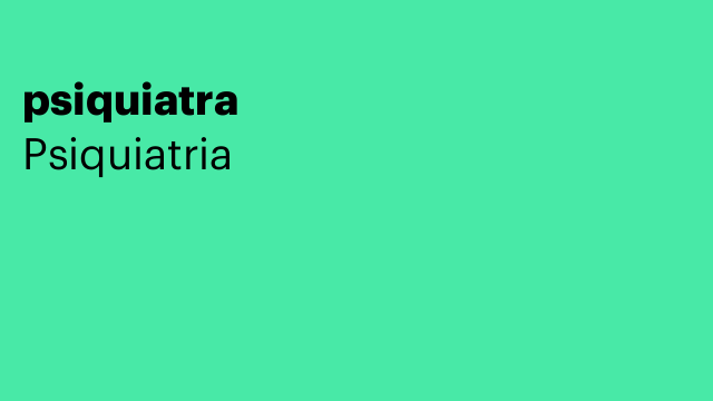 psiquiatra