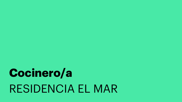 Cocinero/a