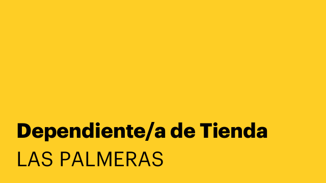 Dependiente/a de Tienda