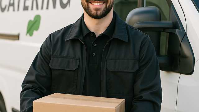 conductor de catering/camarero