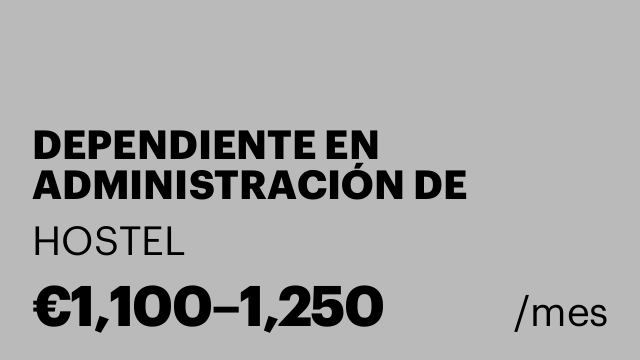 DEPENDIENTE EN ADMINISTRACIÓN DE LOTERÍAS
